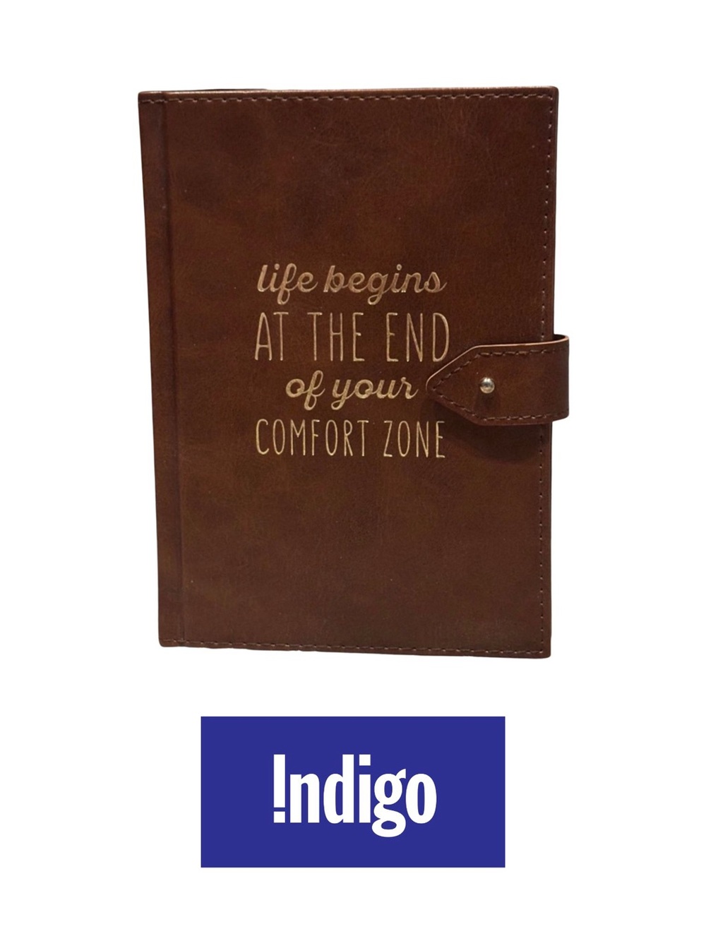 Indigo “Life Begins At The End Of Your Comfort Zone” Notebook